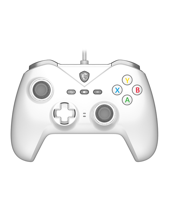 MSI FORCE GC200 WHITE accessoire de jeux vidéo Blanc USB Manette de jeu Analogique/Numérique Android, PC