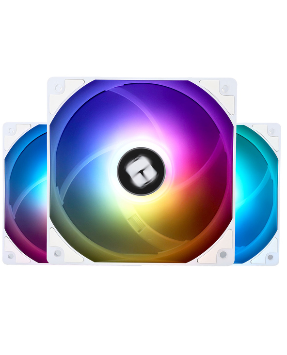 Thermalright TL-C12CW-S X3 système de refroidissement d’ordinateur Boitier PC Ventilateur 12 cm Blanc