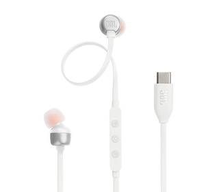 JBL Tune 310C Casque Avec fil Ecouteurs Appels/Musique USB Type-C Blanc