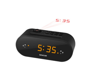 Sencor SRC 3100 B Radio portable Horloge Numérique Noir
