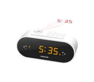 Sencor SRC 3100 W Radio portable Horloge Numérique Blanc