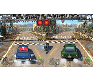 Maxx Tech Turbo Booster Racing Kit (volants + jeu)v Nintendo Switch (Code de téléchargement)