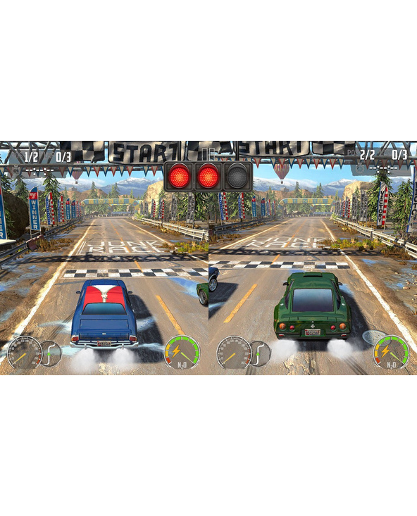 Maxx Tech Turbo Booster Racing Kit (volants + jeu)v Nintendo Switch (Code de téléchargement)