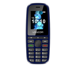 Logicom Posh 402 4,5 cm (1.77") 73 g Bleu Téléphone numérique