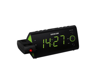 Sencor SRC 330 GN Radio portable Horloge Numérique Noir, Vert