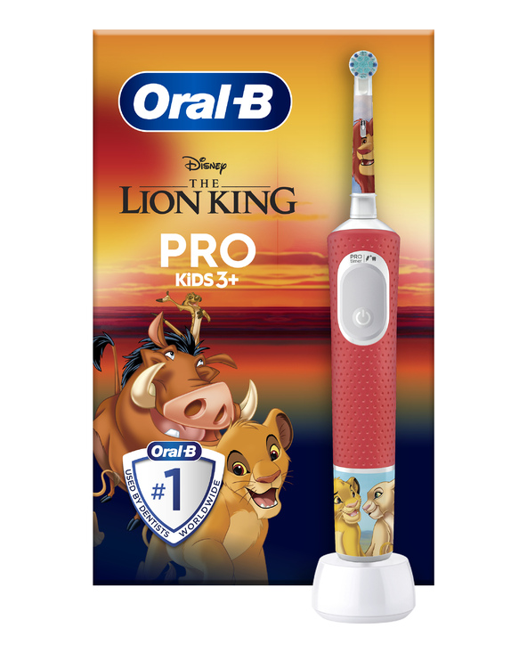 Oral-B Kids VITALITYPROLIONK brosse à dents électrique Enfant Brosse à dents rotative oscillante Multicolore