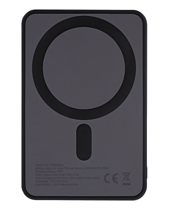 T'nB PBUMAG5 banque d'alimentation électrique 5000 mAh Recharge sans fil Noir