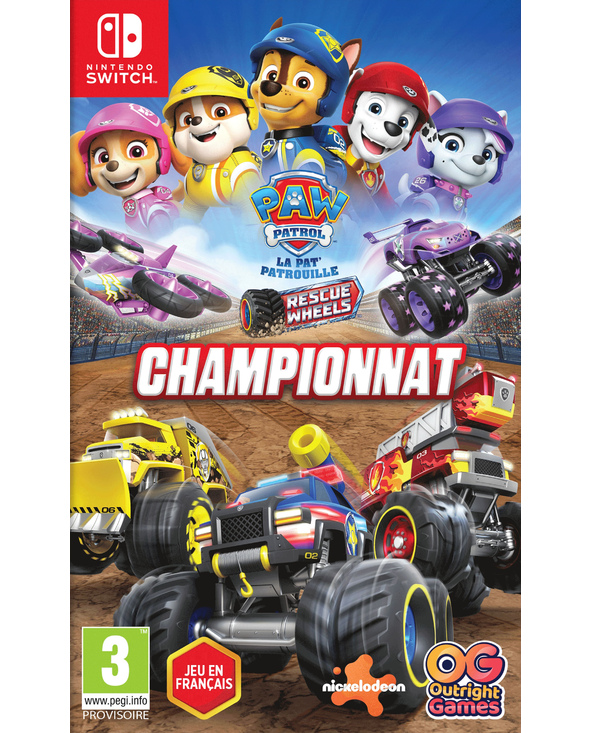 BANDAI NAMCO Entertainment PAW Patrol Rescue Wheels: Championship Standard Français Nintendo Switch