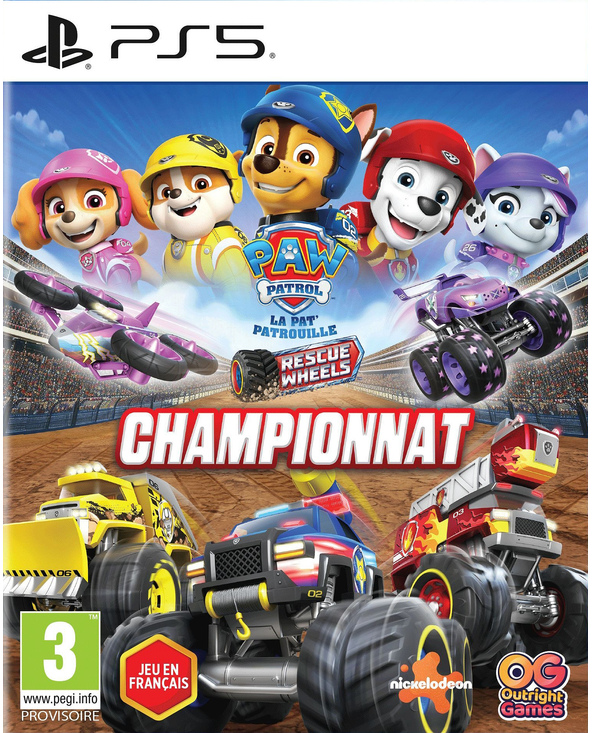 BANDAI NAMCO Entertainment PAW Patrol Rescue Wheels: Championship Standard Français PlayStation 5
