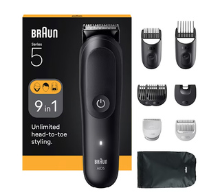 Braun AIO5540 tondeuse à cheveux Noir 14 Lithium-Ion (Li-Ion)