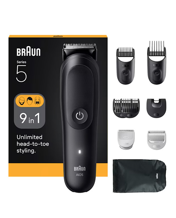 Braun AIO5540 tondeuse à cheveux Noir 14 Lithium-Ion (Li-Ion)