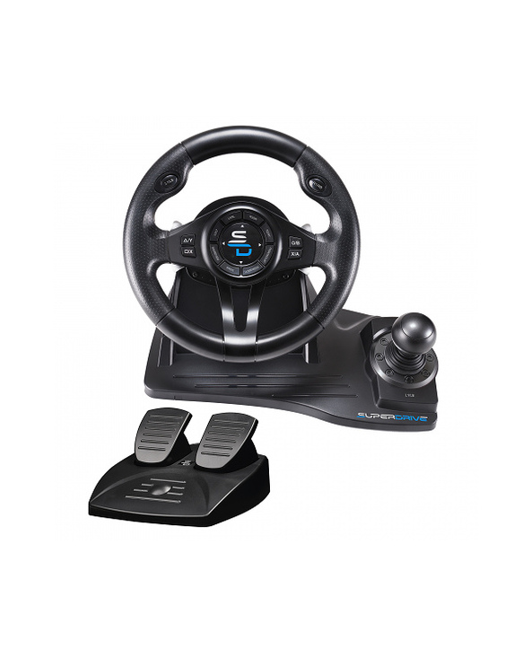 Subsonic SA5596-NG accessoire de jeux vidéo Noir USB Volant + pédales PC, PlayStation 4, Xbox One, Xbox Series X