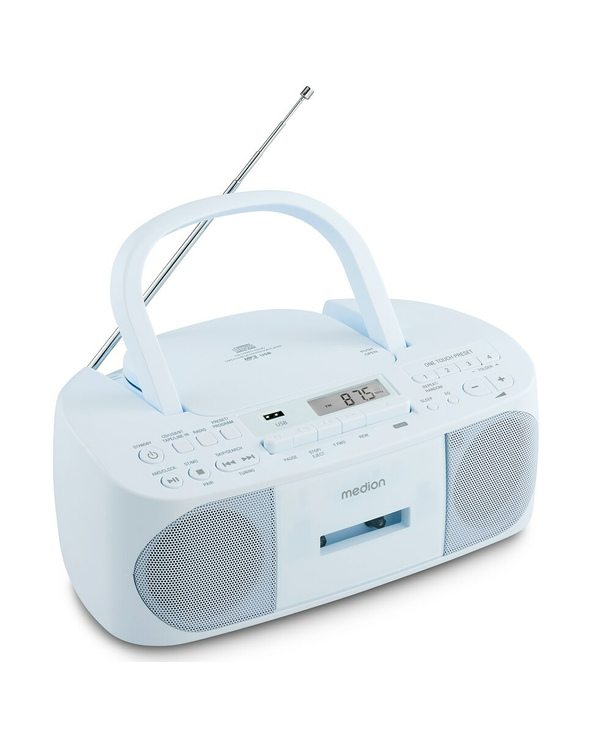 MEDION LIFE E65010 Analogique 6 W PLL Bleu Lecture de MP3