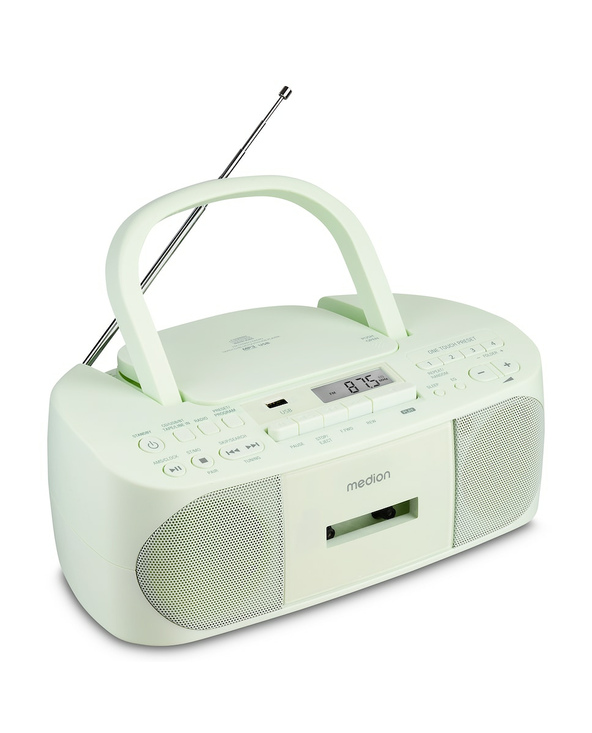 MEDION LIFE E65010 Analogique et numérique 6 W PLL Couleur menthe Lecture de MP3