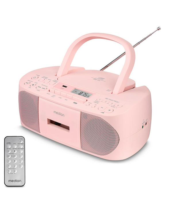 MEDION LIFE E65010 Analogique et numérique 6 W PLL, UKW Bleu Lecture de MP3