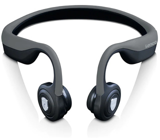 Lenco HBC-200GY casque Sans fil Minerve Sports Micro-USB Bluetooth Noir