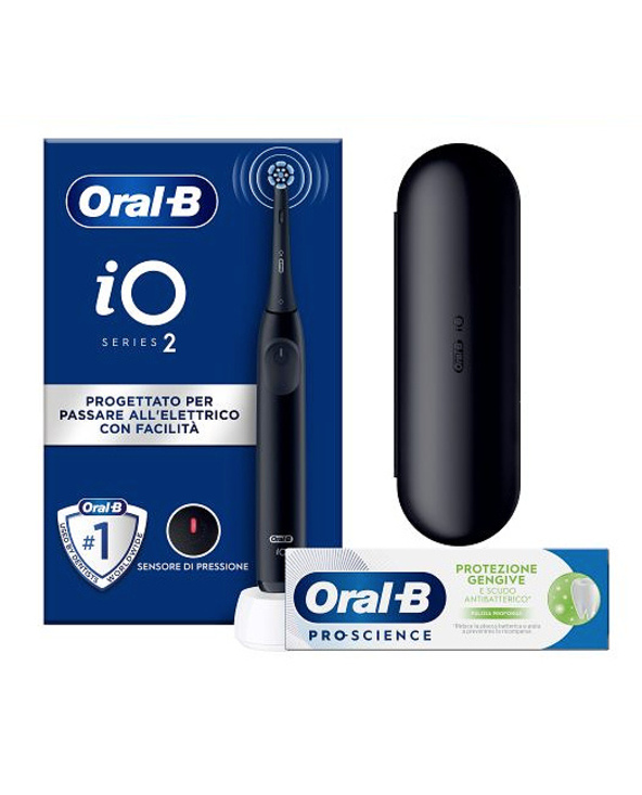 Oral-B iO2 Adulte Brosse à dents vibrante Noir