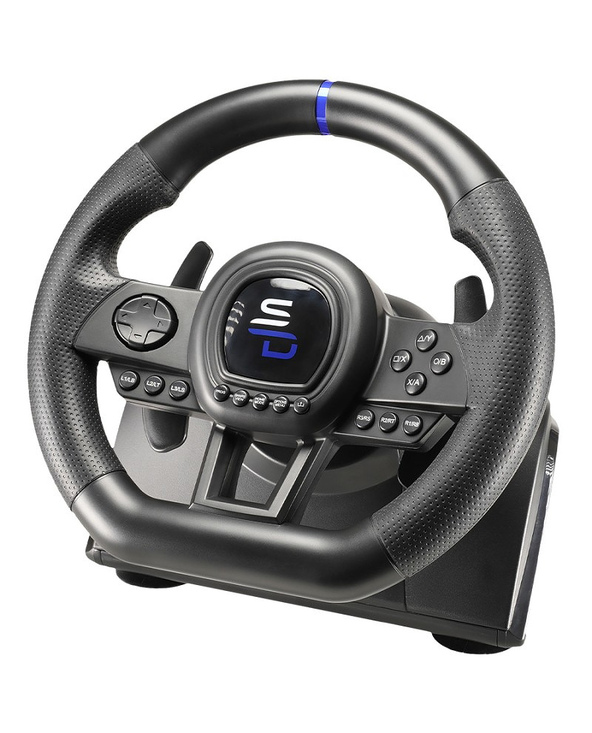 Subsonic SA5645-NG accessoire de jeux vidéo Noir USB Volant + pédales PC, PlayStation 4, Xbox One, Xbox One S, Xbox One X, Xbox 