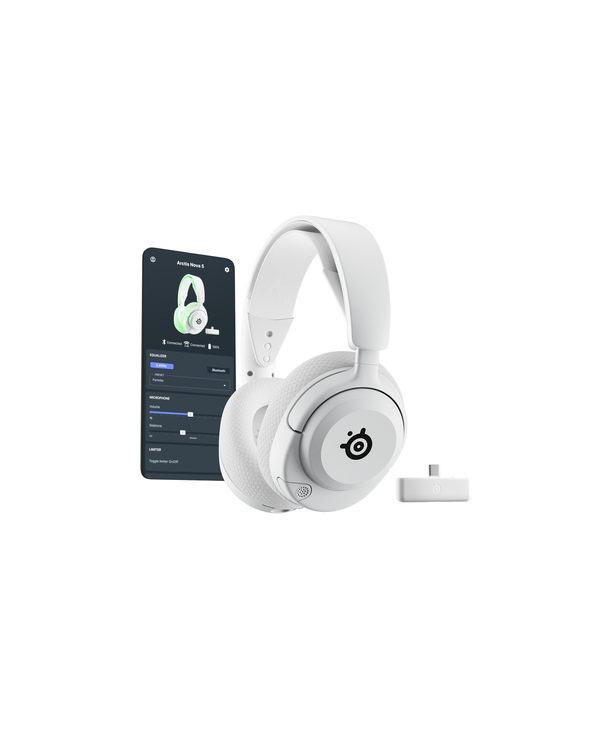 Steelseries Arctis Nova 5X Wireless Casque Sans fil Arceau Gaming USB Type-C Bluetooth Blanc