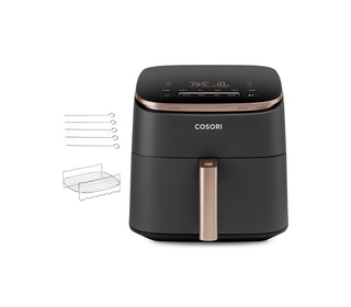 Cosori Turbo Blaze Chef Edition Unique 6 L Autonome 1725 W Friteuse d’air chaud Noir, Rose doré