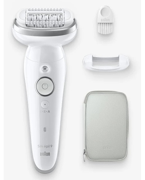 Braun Silk-épil 9 BR2-225328 épilateur 40 pince(s) Gris, Blanc
