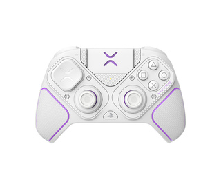 PDP 052-002-WH accessoire de jeux vidéo Violet, Blanc RF/USB Manette de jeu Analogique/Numérique PC, PlayStation 4, PlayStation 