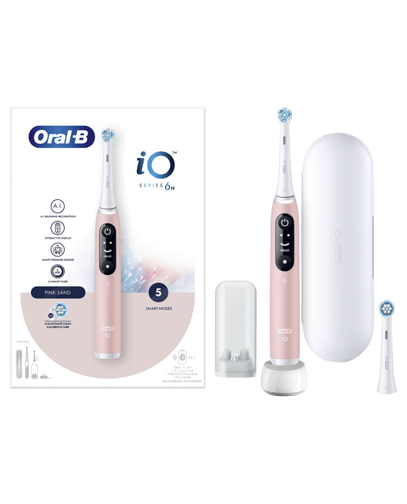 Oral-B iO6N Adulte Beige, Blanc
