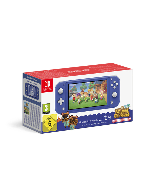 Nintendo Switch Animal Crossing console de jeux portables 14 cm (5.5") 32 Go Écran tactile Wifi Bleu
