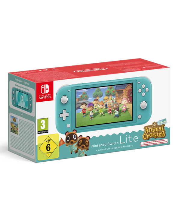 Nintendo Switch Lite Animal Crossing console de jeux portables 14 cm (5.5") 32 Go Écran tactile Wifi Turquoise