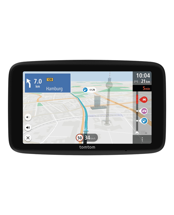 TomTom GO Camper Tour navigateur Fixé 15,2 cm (6") Écran tactile Noir