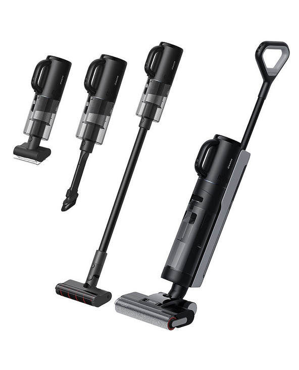 Dreame H12 Aspirateur-balai 2 en 1 Batterie Sec&humide Sans sac 300 W Noir, Gris 4 Ah