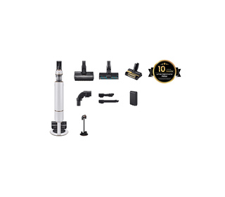 Samsung VS20B95C43W Aspirateur-balai 2 en 1 Batterie Sec Micro Sans sac 550 W Noir, Blanc 2000 Ah