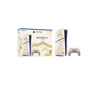 Sony Pack console PlayStation 5 - Gold Édition limitée Ghost of Yōtei (modèle - slim)