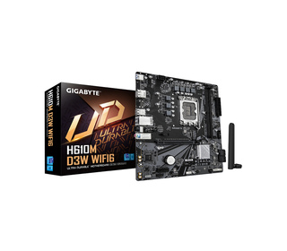 GIGABYTE H610M D3W WIFI6 Carte Mère - Prend en charge les processeurs Intel Core 14e génération, VRM 5+1+1 phases, jusqu’à 5600M
