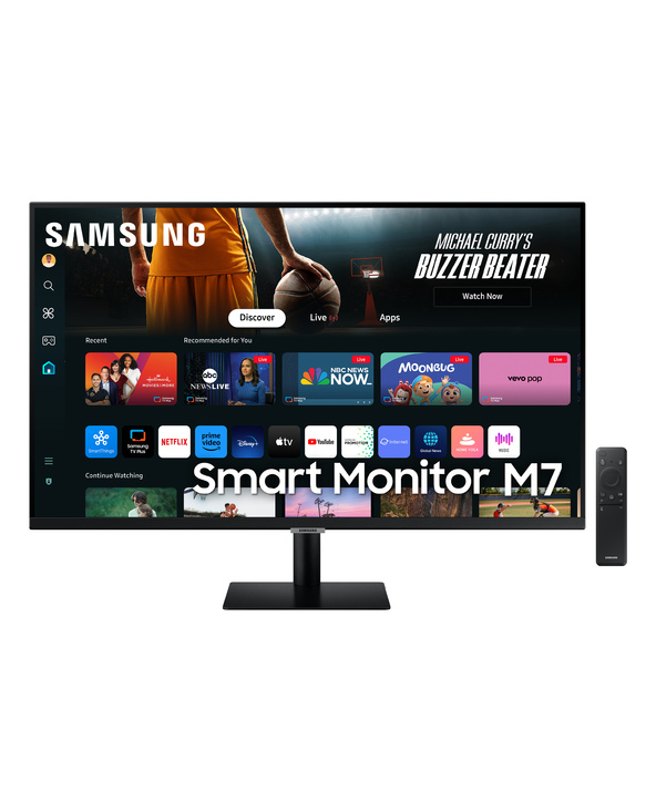 Samsung Smart Monitor M70D 32" LED 4K Ultra HD 4 ms Noir