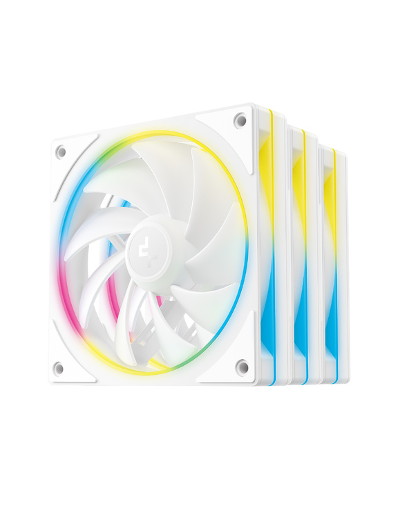 DeepCool FL12 SE WH 3-in-1 Boitier PC Ventilateur 12 cm Blanc 3 pièce(s)