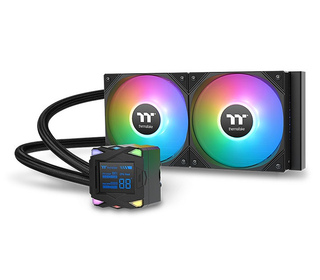 Thermaltake LA240-S ARGB Carte-mère Kit de refroidissement du liquide 12 cm Noir 1 pièce(s)