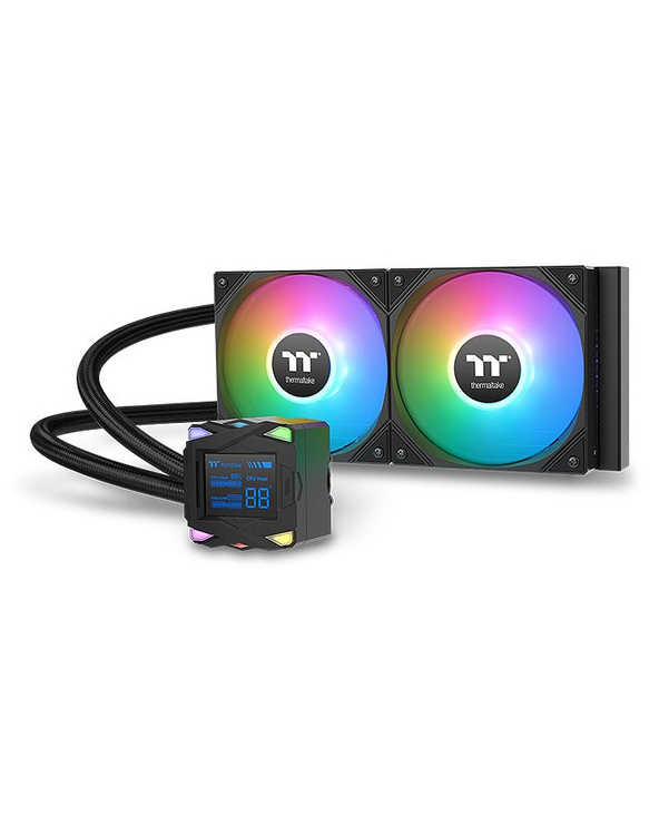 Thermaltake LA240-S ARGB Carte-mère Kit de refroidissement du liquide 12 cm Noir 1 pièce(s)