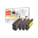 Peach PI300-932 cartouche d'encre 4 pièce(s) Compatible Rendement élevé (XL) Noir, Cyan, Magenta, Jaune