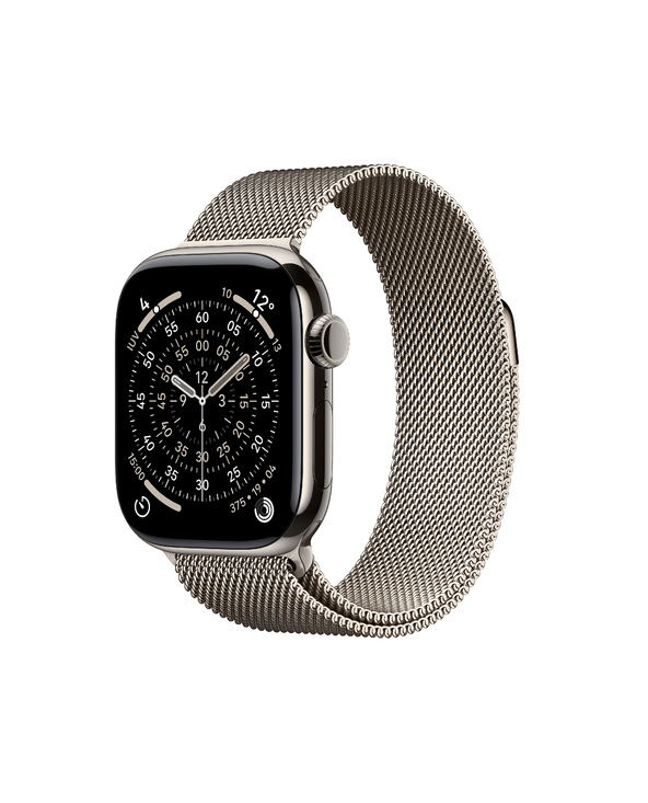 Apple Watch Series 11 OLED 42 mm Numérique 374 x 446 pixels Écran tactile 5G Titane Wifi GPS (satellite)