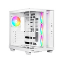 be quiet! Light Base 500 Blanc | Boîtier PC ARGB vitré, Mini ITX / Micro ATX / ATX, 4 ventilateurs Light Wings LX 120 mm