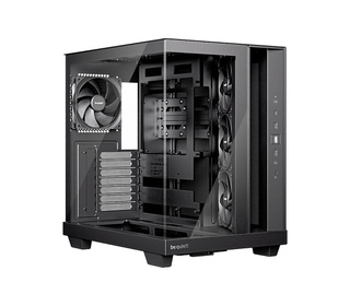 be quiet! Light Base 500 Noir | Boîtier PC vitré, Mini ITX / Micro ATX / ATX, 4 ventilateurs Pure Wings 3 120 mm