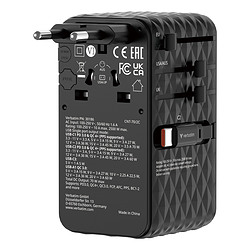 Verbatim 30186 chargeur d'appareils mobiles Universel Noir Secteur Charge rapide Intérieure