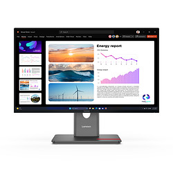 Lenovo ThinkVision P24Q-40 23.8" LCD Quad HD 6 ms Noir