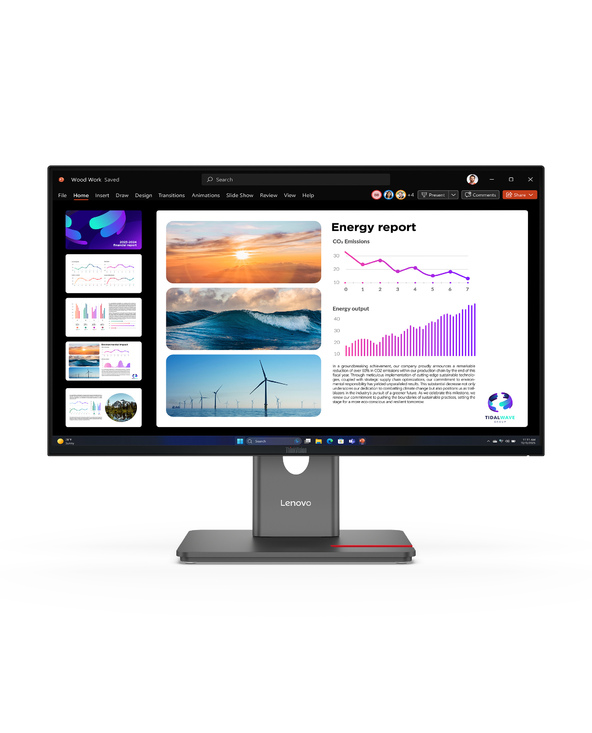 Lenovo ThinkVision P24Q-40 23.8" LCD Quad HD 6 ms Noir