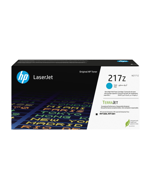 HP 217Z Toner LaserJet authentique Extra-grande capacité Cyan