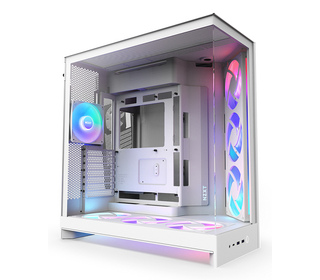 NZXT H9 Flow RGB+ Midi Tower Blanc