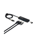 StarTech.com Hub USB-C à 4 Ports, 5 Gbps, Alimenté par Bus, Mini-Hub USB-C vers 4x USB-A, Câble Hôte Extra Long de 61 cm, Plasti