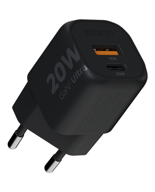 Xtorm XEC0201 chargeur d'appareils mobiles Smartphone Noir Secteur Charge rapide Intérieure