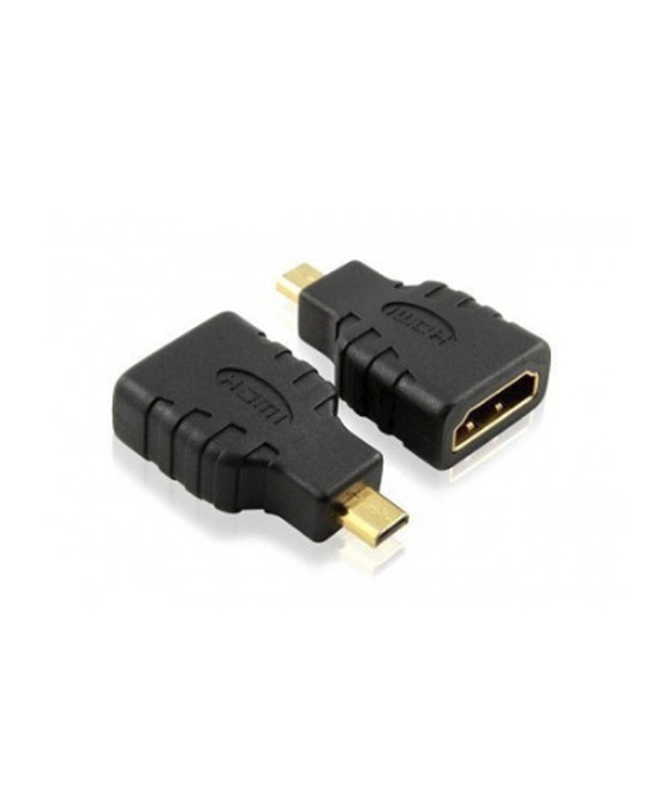 Techly IADAP-HDMI-MD changeur de genre de câble Micro HDMI D Noir